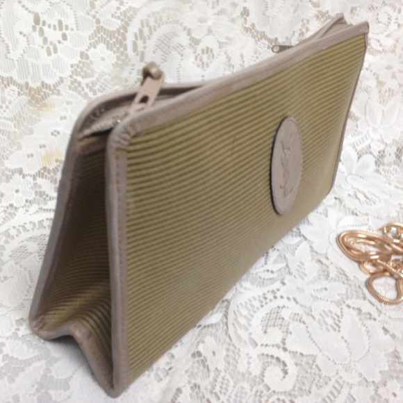 Yves Saint Laurent Coated Canvas Clutch-Crossbody - Picture 3 of 9